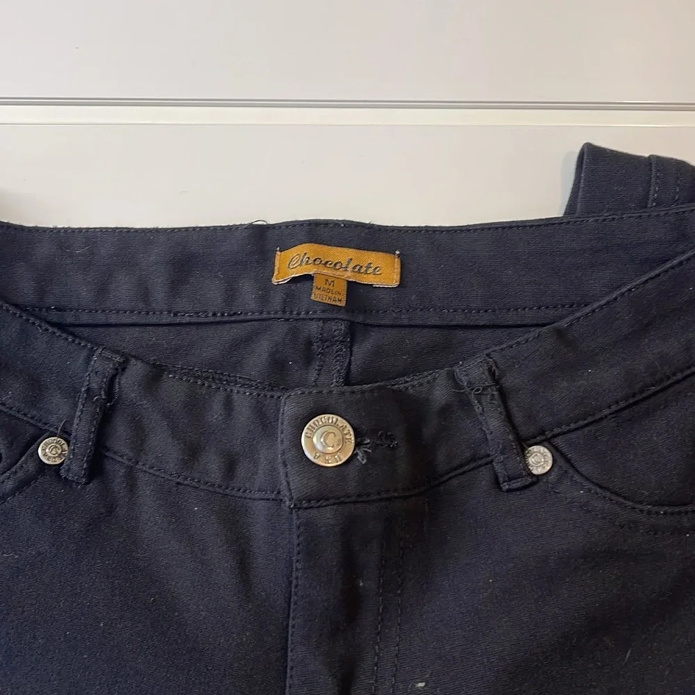 Chocolate Black Skinny Pants - Picture 5 of 5